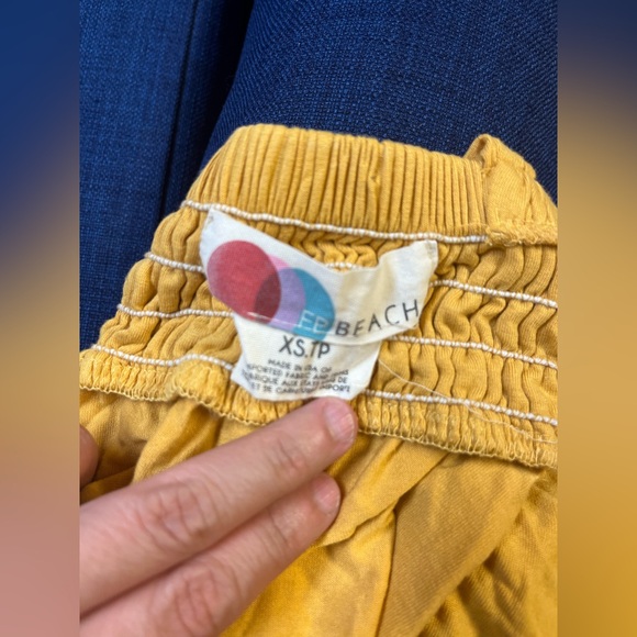 Free People Solstice Twist Front Tank‎ Top Mustard Yellow Size XS - Picture 8 of 9